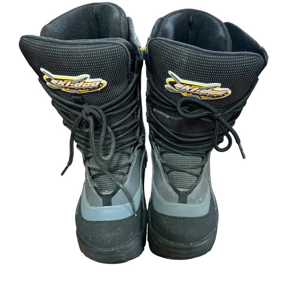 Ski-Doo Hybrid Womens Snowmobile Boots Charcoal Gray‎ Black Size 7 snow boots